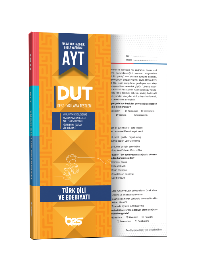 BES DUT YKS AYT UYGULAMA TESTİ EDEBİYAT - 2025-26
